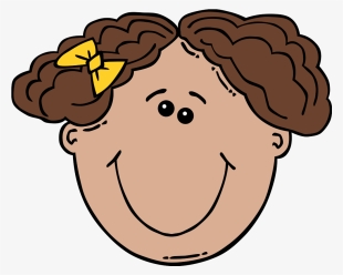 Girl Face Cartoon Clip Art Free Vector - Face Cartoon #280261