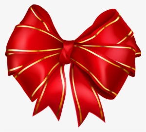 Bow With Gold Edging Transparent Png Image #280450