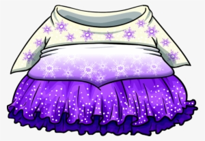 Snowy Sky Dress Icon - Club Penguin Red Dress #282077