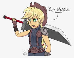 Notenoughapples, Buster Sword, Clothes, Cloud Strife, - Final Fantasy 7 Thunderhead #282316