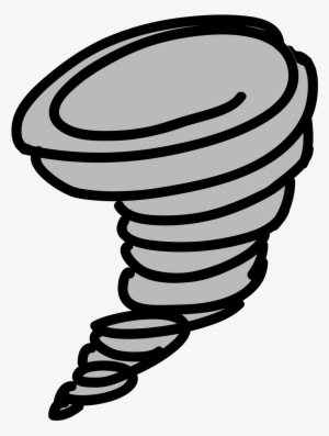 A Drawing Indicating A Tornado - Drawing #282693