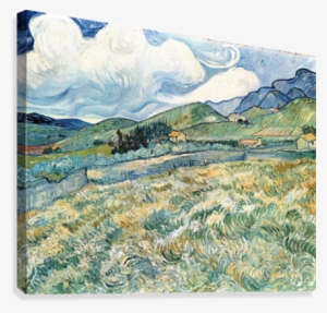 Mountain Landscape Behind The Hospital Saint-paul By #282709