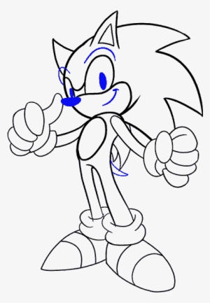How To Draw Sonic The Hedgehog - Drawing #282799