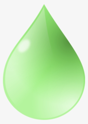 Green Clipart Raindrop - Water Drop Green Vector #282923