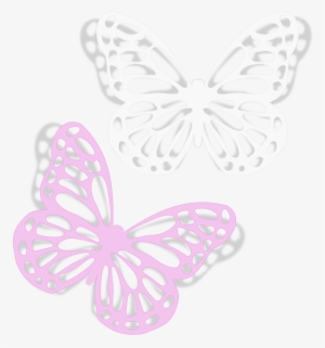 This Free Icons Png Design Of Cutted Butterflies #283388