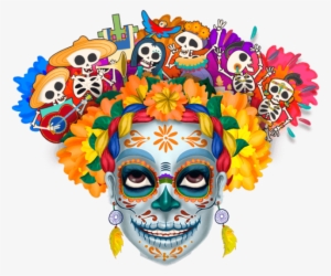Enjoy Mexico - Dia De Los Muertos Clipart #283532