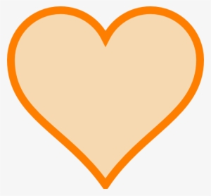 How To Set Use Solid Orange Heart Clipart #284058