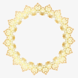 Gold Abstract Elegant Frame No Background Icons Png - Transparent Background Circle Borders #284205