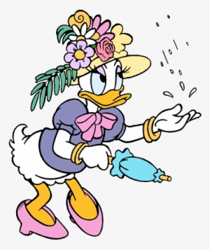 Disney Springtime Clip Art Galore Daisy In - Daisy Duck #284250
