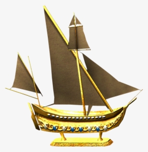 Golden Ship Model - Skyrim Golden Ship Model #284363