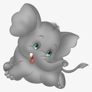 Svg Stock Cartoon Free Elephants Roll Tide Big All - Baby Elephant Cartoon #284458