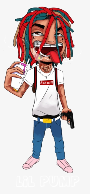 Model Image T Shirt - Lil Pump Imagenes Animadas #284582