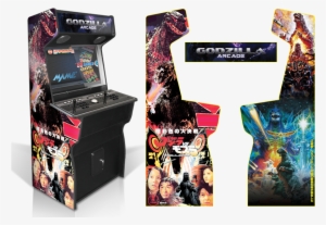 Custom Permanent Full Godzilla Inspired Graphics For - Arcade Game Graphics Star Wars #284604 Custom Permanent Full Godzilla Inspired Graphics For - Arcade Game Graphics Star Wars #284604