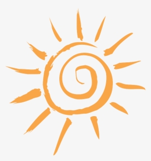 Simple, Sun, Cartoon, Orange, Free, Sunshine, Sol - Sun Simple Design #285280