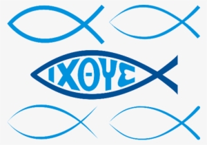 Image Of The Christian Fish Or Ichthys - Christian Fish Signs #285977