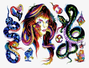 Color Tattoo Transparent Background - Color Tattoos Transparent Background #285979