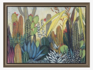 Succulents - Paragon Succulents Framed Painting Print #286003