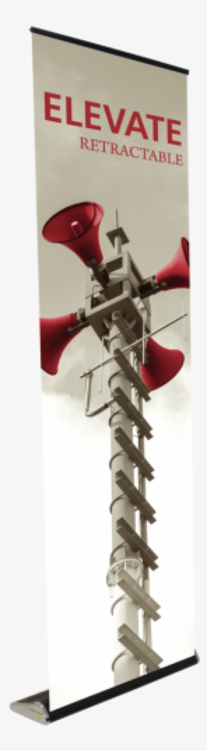 Elevate Retractable Banner Stand Left 1 - Custom Phoenix Mini Full Height Silver Retractable #286254