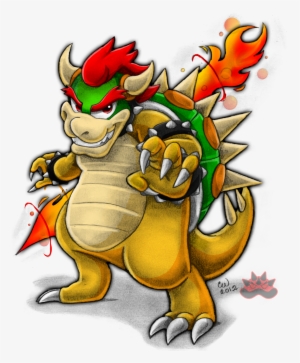 Hail Lord Bowser - Bowser Fan Art Png #286286