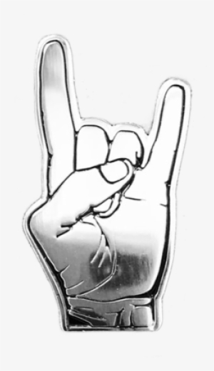 Devil Horns Hand Pin - Hand #286355