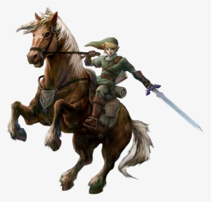 Triforce Of Courage - Link And Epona Twilight Princess #286570