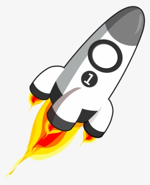 Rocket Clipart Transparent Background - Rocket Blasting Off Clip Art #287020