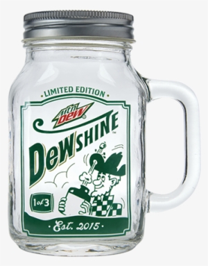 Mtn Dew Shine Jar - Mountain Dew Throwback By Pepsi-cola Mountain Dew Throwback #287279