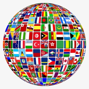 This Free Icons Png Design Of World Flag Buttons Globe #287431