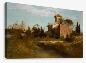 Tombstone Blues And Moorish Canvas Print - Josep Tapiró Baró Paintings #287449