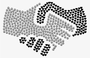 This Free Icons Png Design Of Peace And Love Handshake #287451