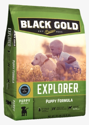 Hd Blackgoldexplrpuppy-2 - Black Gold Explorer Puppy Formula Dry Dog Food, 40-lb #287645