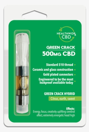 500mg Green Crack Cbd Vape Cart - Fluorescent Lamp #287755