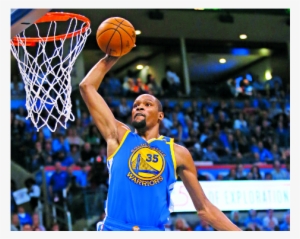 Kevin Durant Shooting Png Download - Kevin Durant Autographed Warriors Signed Basketball #287828