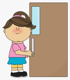 Door Clipart Classroom Door - Door Holder Clipart #288107