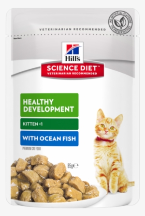 Sd Feline Kitten Healthy Development With Ocean Fish - Hill's Science Diet Adult 7+ Tender Chicken Dinner #288134