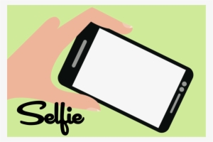 Png Selfie Text Clipart Selfie Mobile Phones - Cell Phone Camera Png #288283