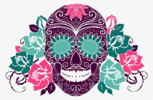Del Fuego Graphic Black And White Stock - Dia De Muertos Vector Png #288466