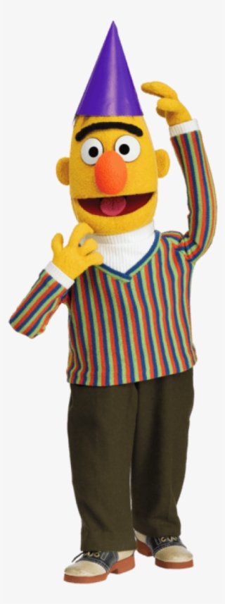 Sesame Street Bert Party Hat Png - Bert Sesame Street Birthday #289049