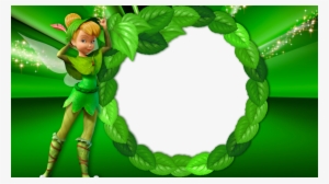 Green Transparent Kids Frame With Tinkerbell Fairy - Tinkerbell Frame #289221