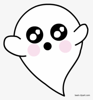 Super Cute Ghost Clip Art Free - Cute Ghost Png Transparent Background #289468