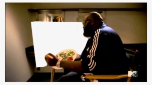 Rick Ross Painting Like Bob Ross - Rick Ross And Bob Ross #289695
