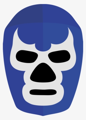Mascara Blue Demon - Mascara De Luchador Vector #289715