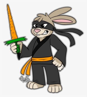 Comm Ninja Bunny By Twitterlu - Ninja Bunny Png #289769