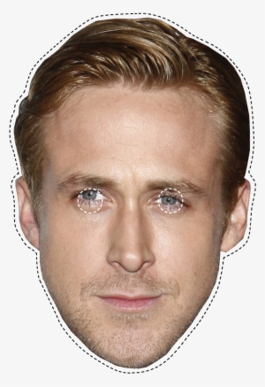 Ryan Gosling Png Pic - Ryan Gosling Face Mask #2800659