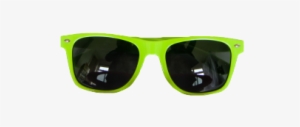 Óculos Básico - Verde Flúor - Png - Plastic #2801287