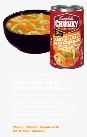 Chicken Noodle Soup Chicken Noodle Soup - Campbell's Chunky Soup, Classic Chicken Noodle - 18.6 #2801580