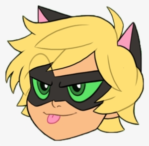 Icon Cat Noir Tongue - Miraculous: Tales Of Ladybug & Cat Noir #2801753