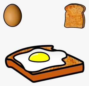 Egg On Toast - Egg On Toast Clipart #2802176