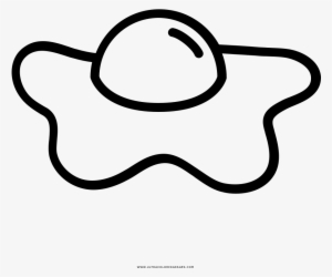 Fried Egg Coloring Pages - Line Art #2802393