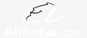 Alibaba Com Logo Black And White - Alibaba Group #2803381